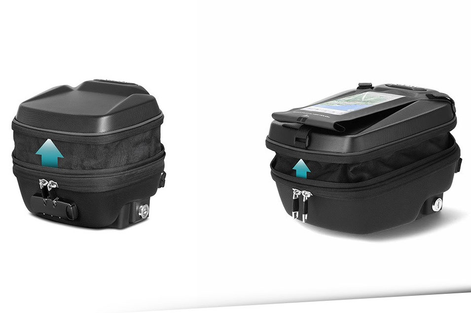 Bolsas sobre depósito expansible E03CL PRO y E09CL PRO de Shad