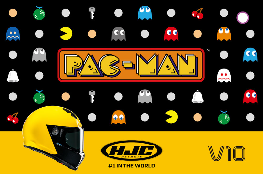 Nuevo casco V10 PAC-MAN de HJC