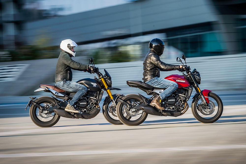Los Moto Morini Riding Days son sesiones de pruebas de las motos italianas.