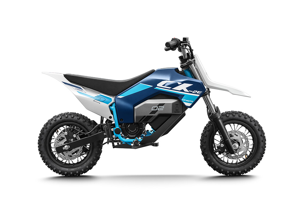 La CFMoto CX2E está pensada para jóvenes pilotos entre 4 y 7 años.