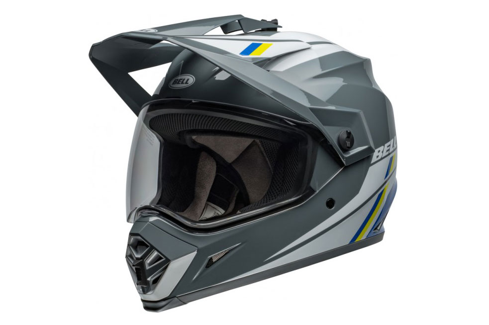Casco Bell MX-9 Adventure MIPS Alpine Gloss Gray Blue