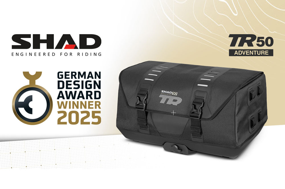 La bolsa TR50 de Shad, ganadora del German Design Award