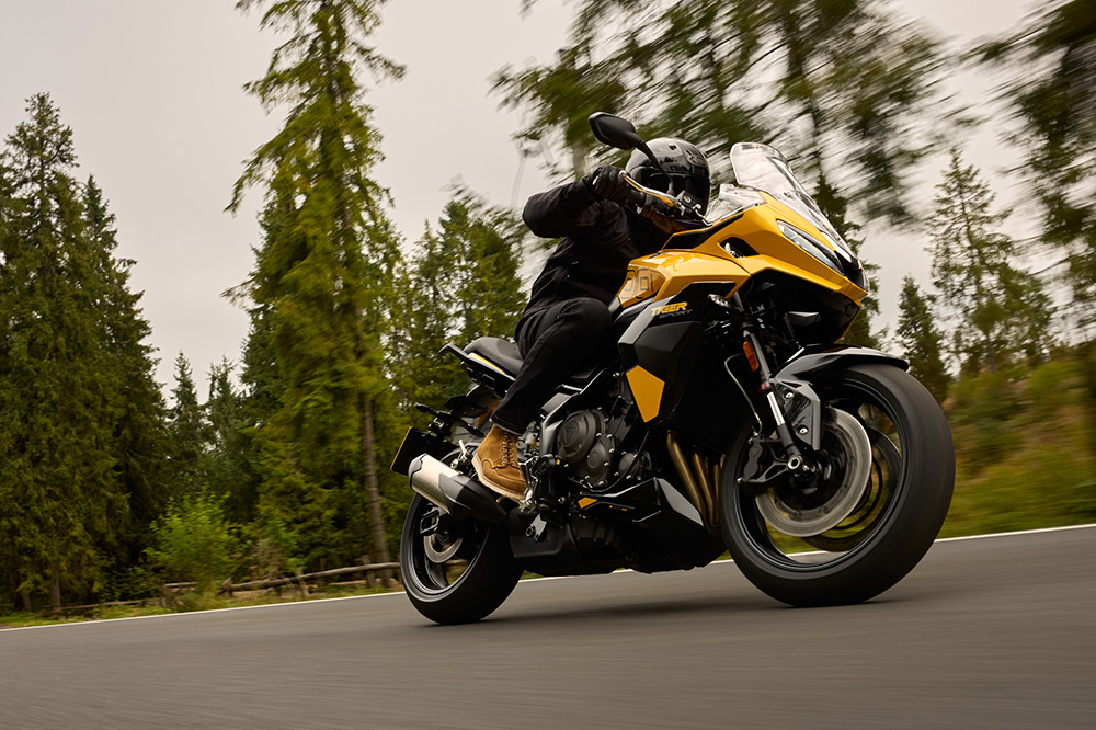 La Tiger Sport 800 cuenta con ABS en curva