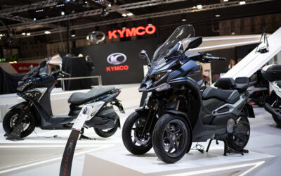 El KYMCO CV3 de tres ruedas, llegará en 2025
